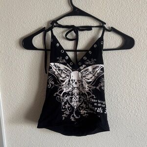 SHEIN Black Skull Graphic Camisole
